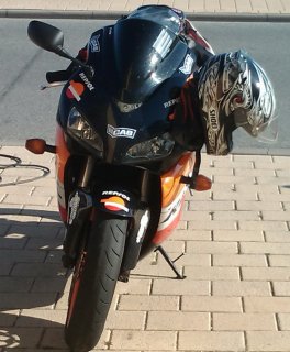 Meine CBR1000RR Fireblade REPSOL Bj.2005