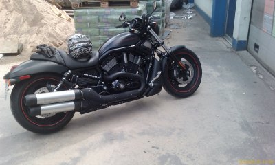 Probefahrt mit einer Harley-Davidson VRSCDX Night Rod Special Bj.2010