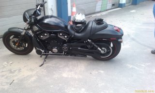 Probefahrt mit einer Harley-Davidson VRSCDX Night Rod Special Bj.2010